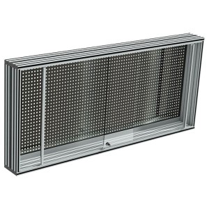 Panneau porte-outil inox MAINTPOST 350A mural | Rangement atelier sécurisé