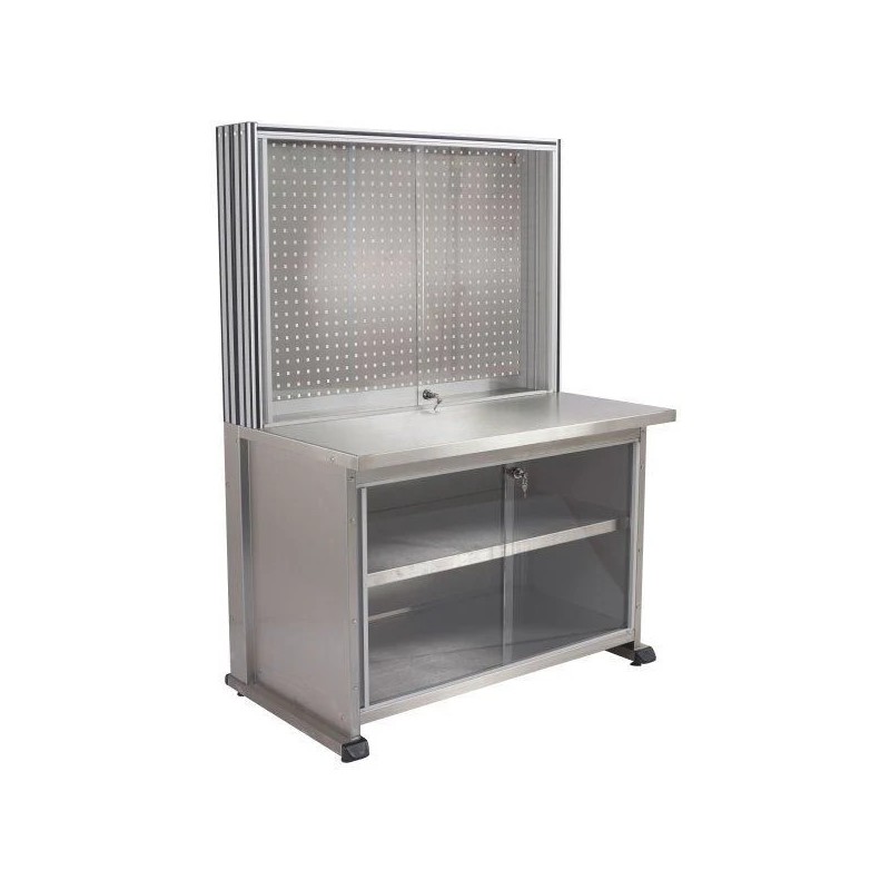 Établi inox professionnel MAINTPOST 6500 | Poste de travail industriel robuste