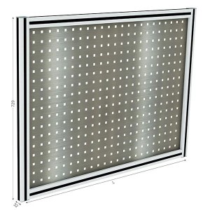 Panneau porte-outil inox MAINTPOST 250A mural | Rangement atelier compact