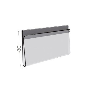 Porte-fiche PRESSDOC en plexiglas transparent – Support magnétique ou adhésif pour Kanban