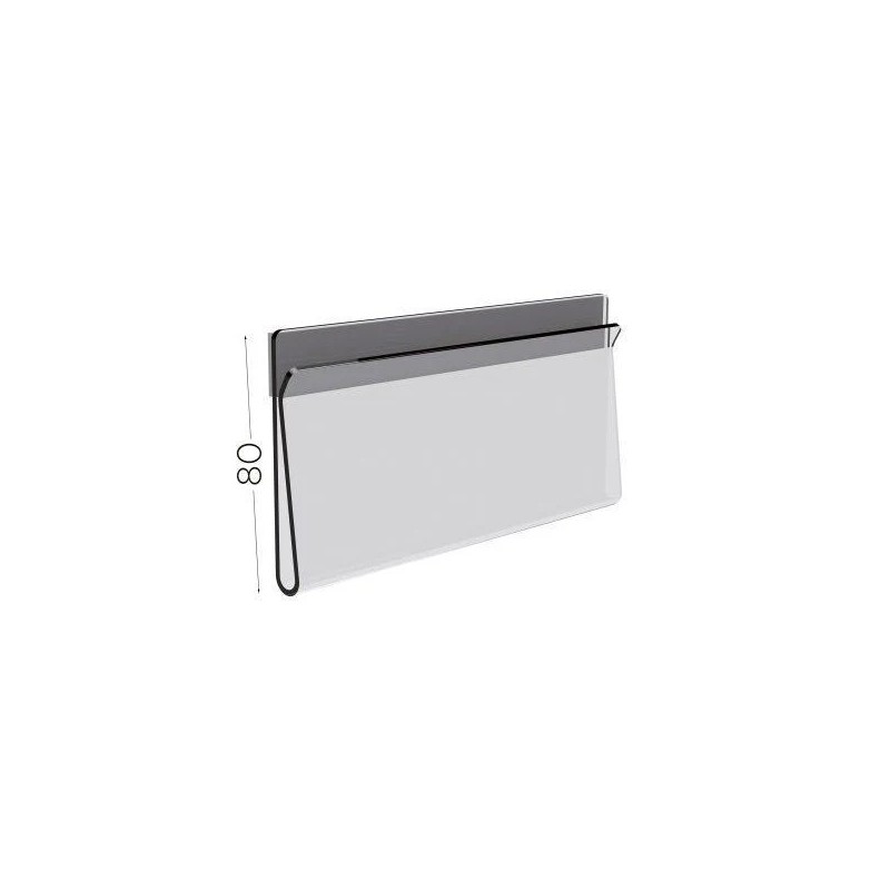 Porte-fiche PRESSDOC en plexiglas transparent – Support magnétique ou adhésif pour Kanban