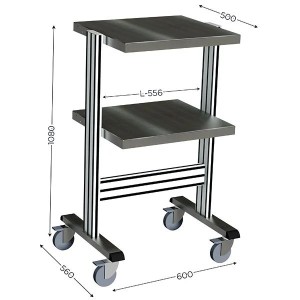 Desserte mobile pour atelier INOX DESSERTE PICKING INOX