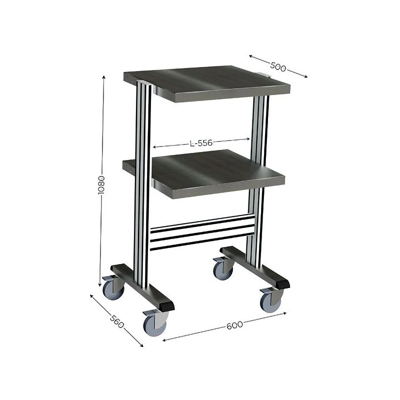 Desserte mobile pour atelier INOX DESSERTE PICKING INOX