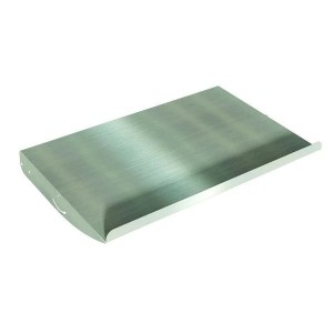 Étagère inox inclinable réglable | Support bacs industriel 50 kg