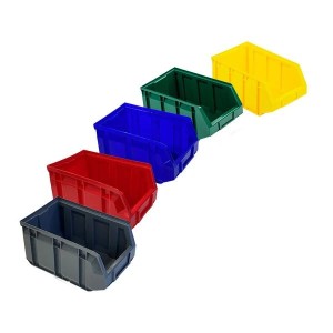 Bac à bec plastique lot 10 | Rangement visserie et pièces atelier