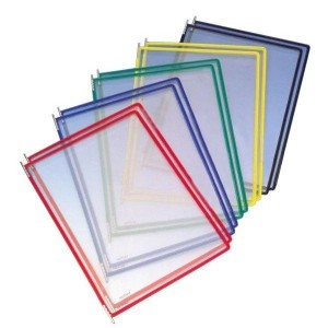 Pochettes INOX A4 à pivots – Lot de 10 PVC renforcé industriel