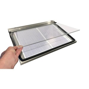 Pupitre d’écriture INOX DATAPOST – Support documents A4 A3 atelier