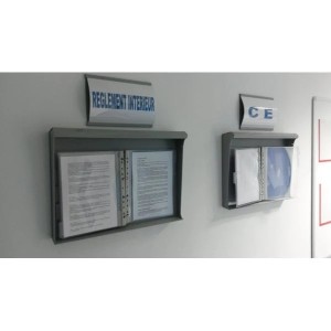 Classeur 4 anneaux MULTIDOC FICHES A4 – Support mural pour pochettes rigides