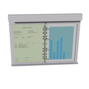 Classeur 4 anneaux MULTIDOC FICHES A4 – Support mural pour pochettes rigides
