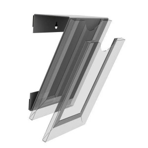 Support incliné mural PRODOC® MULTI A4 – Support vertical pour porte-documents modulaires