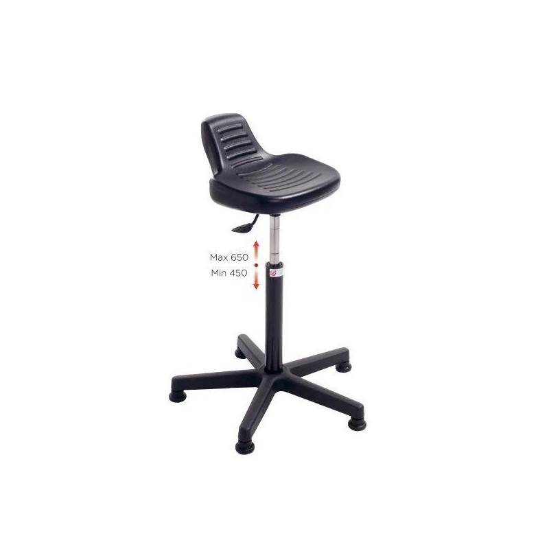 Tabouret d’atelier CLASSIC réglable | siège ergonomique industriel
