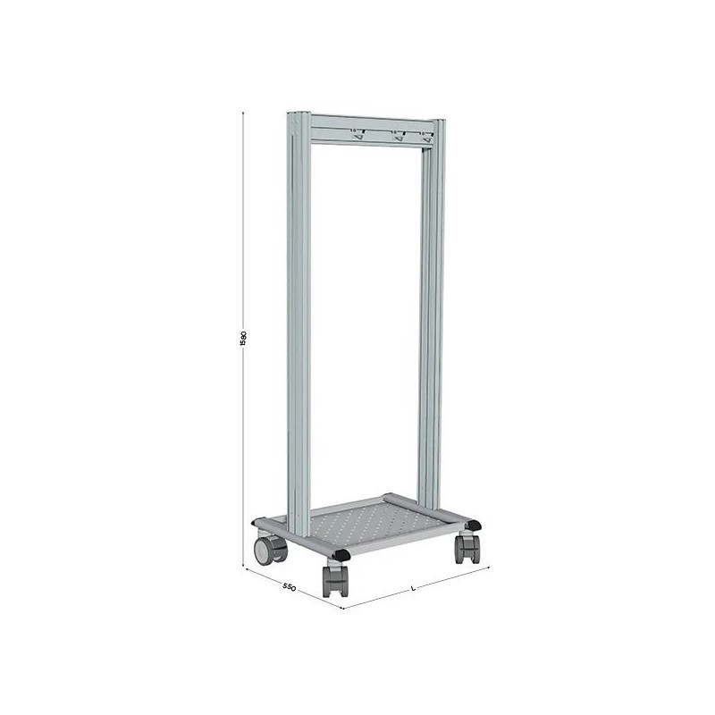 Armoire 5S atelier visuelle aluminium | rangement industriel sécurisé