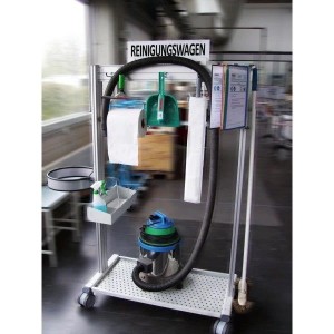 Armoire 5S atelier visuelle aluminium | rangement industriel sécurisé