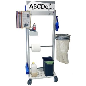 Armoire 5S atelier visuelle aluminium | rangement industriel sécurisé