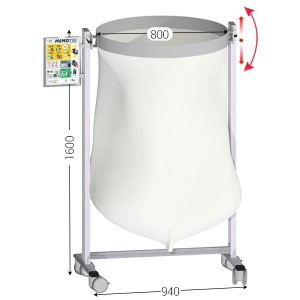 Support sac poubelle grande capacité | ECOPOST XL