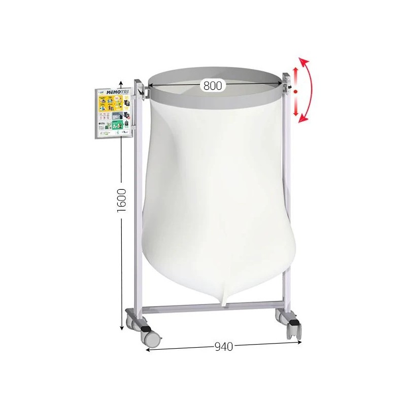 Support sac poubelle grande capacité | ECOPOST XL