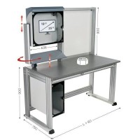 Poste de travail informatique fixe