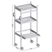 Desserte et chariot mobile INOX