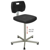 Siège et tabouret d'atelier INOX