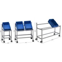 Système de rayonnage dynamique et convoyeur