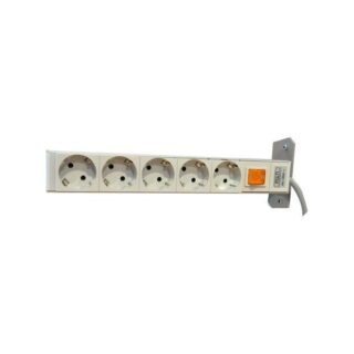 555101 - Rampe électrique 5 prises et interrupteur