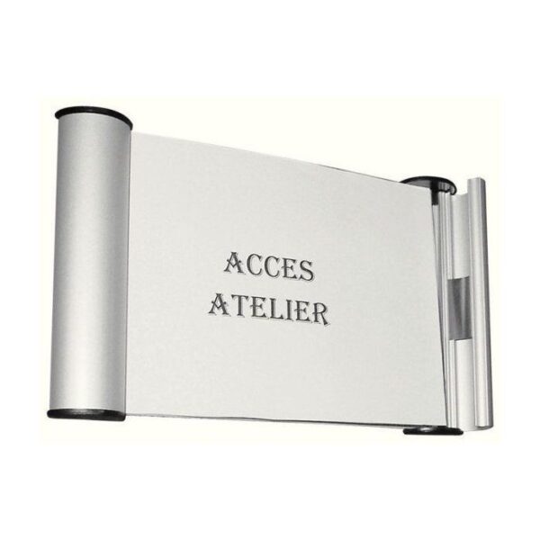141105 - PLAQUE DE PORTE DESIGN A5 à fixer par vis