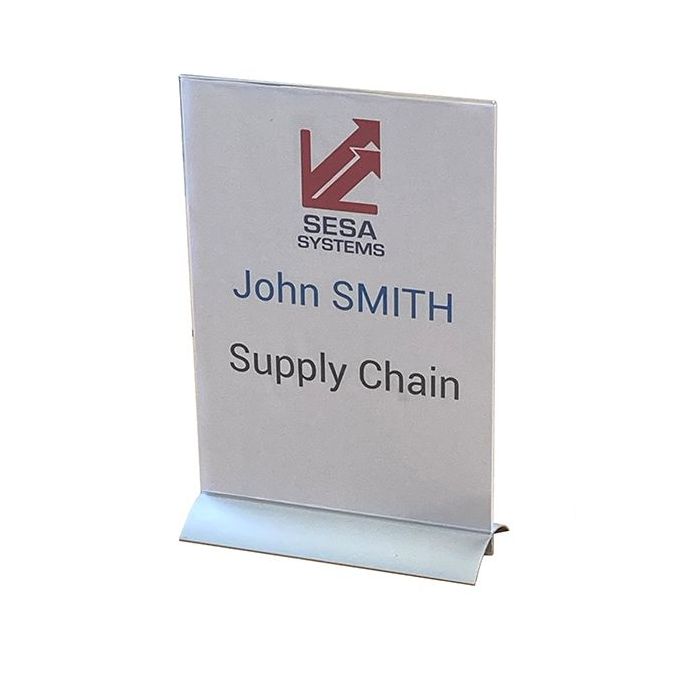 119474 - Support document sur socle aluminium A4