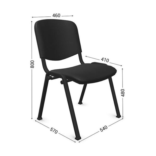 571187 - Chaise de réunion BASIC - Image 2