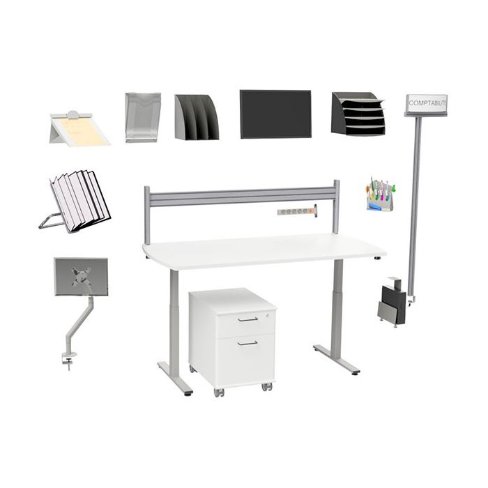 119412 - LEANERGO ALUMINIUM fixation par pince sur plateau – Image 3