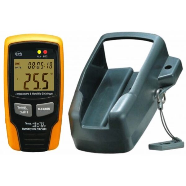 Enregistreur - Thermomètre / Hygromètre ambiant - Ecran LCD + Alarme LED - Sortie USB vers PC + logiciel - Image 3