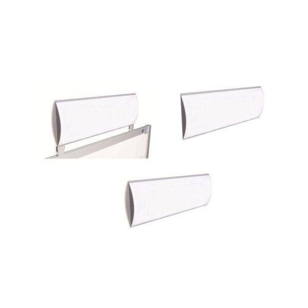 141405 - Bandeau bombé personnalisable l 1000 x H 210 mm avec etrier de fixation - Image 2