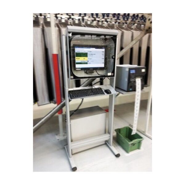 215615 - MOBIPOST 500A l 700 x P 500 x H 1700 mm sur pieds sans coffret de protection écran - Image 3