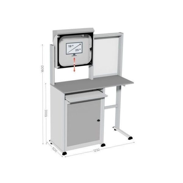 211530 - Armoire informatique PC | MOBIPOST 500D