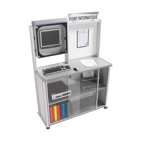 215640 - Armoire informatique PC | MOBIPOST 500E - Image 2