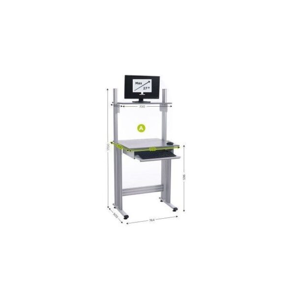 216621 - Enregistrer en PDF Armoire informatique PC | MOBIPOST 600 - Image 3