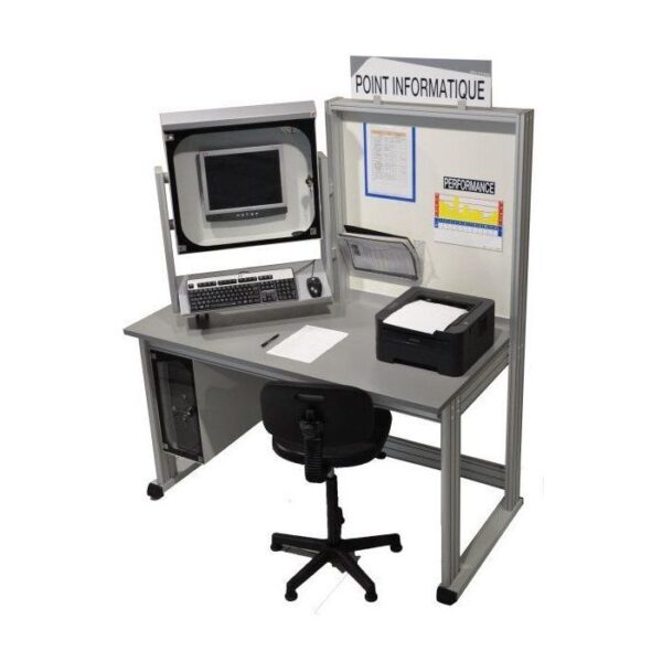 230222 - Poste de travail informatique | MOBIPOST 3000A - Image 2
