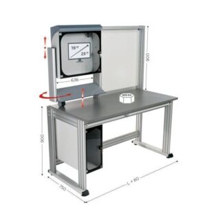 230122 - Poste de travail informatique | MOBIPOST 3000B
