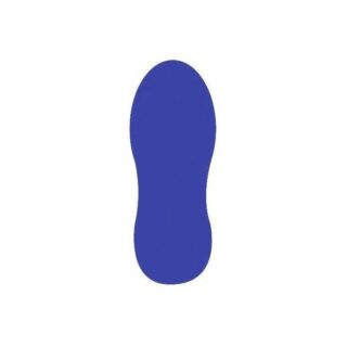 140253 - Lot de 20 pictogrammes adhésifs RENFORCE Pas bleu (10 Droit/Gauche)