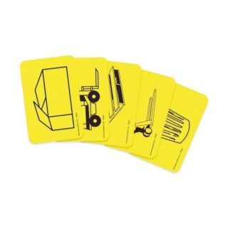 Pictogramme adhésif pour marquage au sol