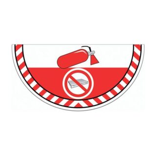 140276 - Pictogramme adhésif Interdit de stocker rouge L 610 x l 305 mm