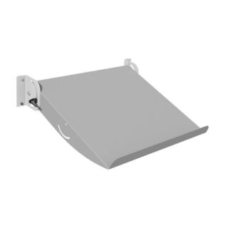 544078 - Etagère supérieure inclinable l 415 x P 400 mm fixation sur profil aluminium