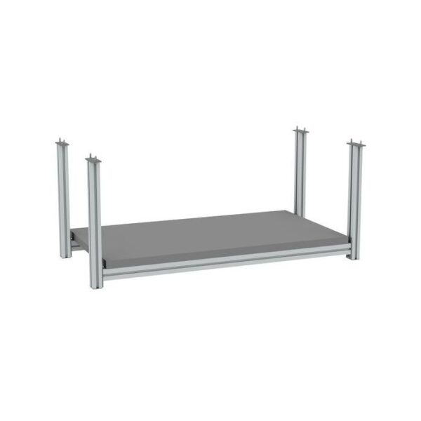 516536 - Etagère inférieure QUALIPOST 620 ERGO l 900 x P 500 x H 415 mm (pour poste L 1200 mm)