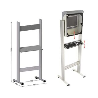215614 - Armoire informatique PC | MOBIPOST 500A