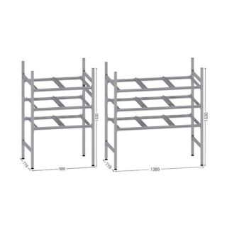 645720 - LEANDYNAMIC 700B l 988 x P 719 x H 1530 mm version 3 niveaux