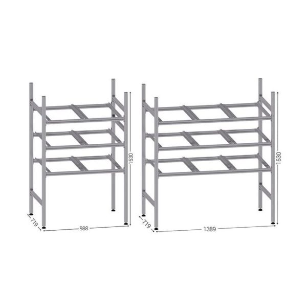 645720 - LEANDYNAMIC 700B l 988 x P 719 x H 1530 mm version 3 niveaux