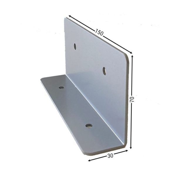 690553 - Lot de 4 équerres pour fixation rouleau de convoyage