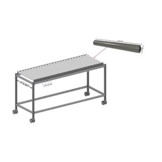 690551 - Rouleau de convoyage L 423 mm Ø 50 mm