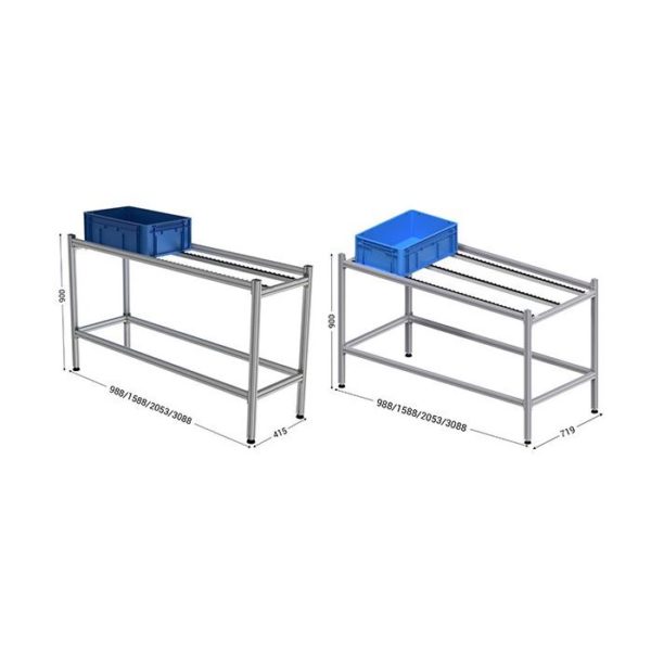 690501 - LEANDYNAMIC 100A l 988 x P 487 x H 900 mm (Charge admissible 85 kg)