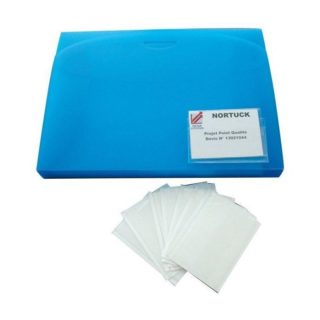 130639 - Lot de 10 pochettes adhésives pour support badge