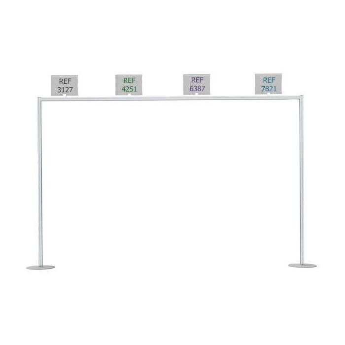 141012 - Rail aluminium sur portique l 3000 x H 2000 mm – Image 2